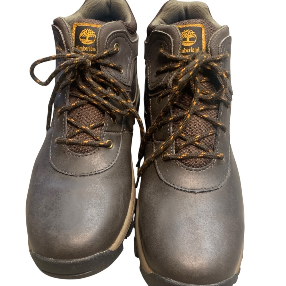 TIMBERLAND Brown‎ Ankle-High Leather Boots - Boys 6
